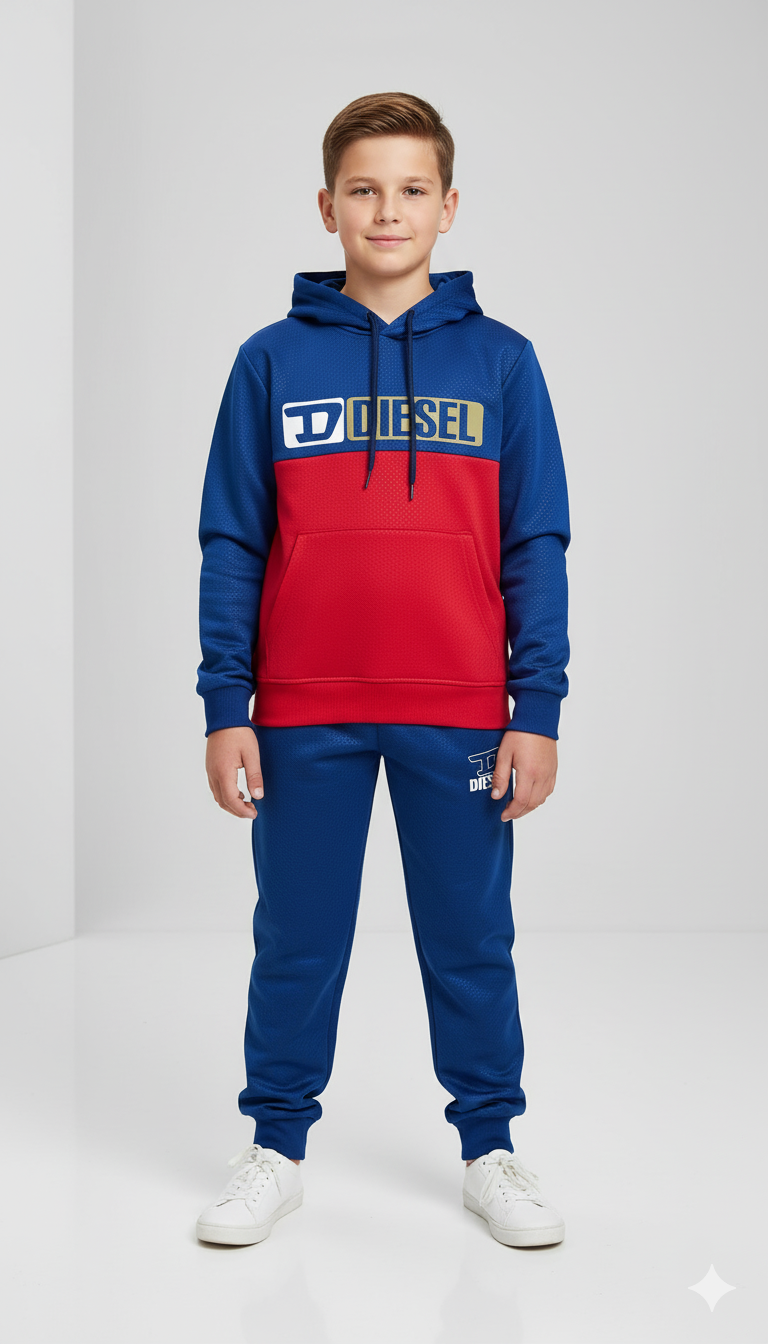 Diesel Boys Track Suit | Neyva Official | Premium 2-Piece Casual Sportswear Set