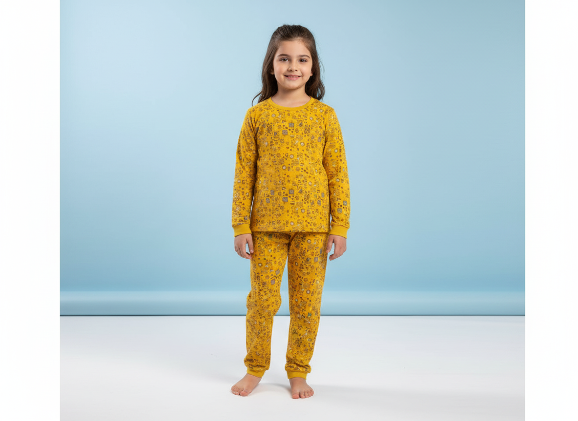 Neyva Official Kids Collection | Girls 2-Piece Suit – Soft Cotton Top & Trouser Set