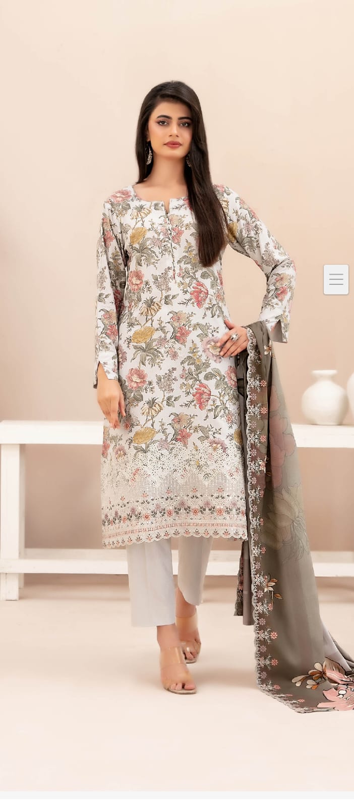 Misbah Volume by Tawakal Fabrics | Neyva Official | Embroidered Staple Digital Print Collection 3 Piece Suit