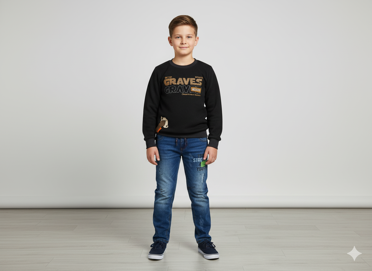 Neyva Official Kids Collection | Boys Stylish 2-Piece Suit – Premium Fabric with Modern Design