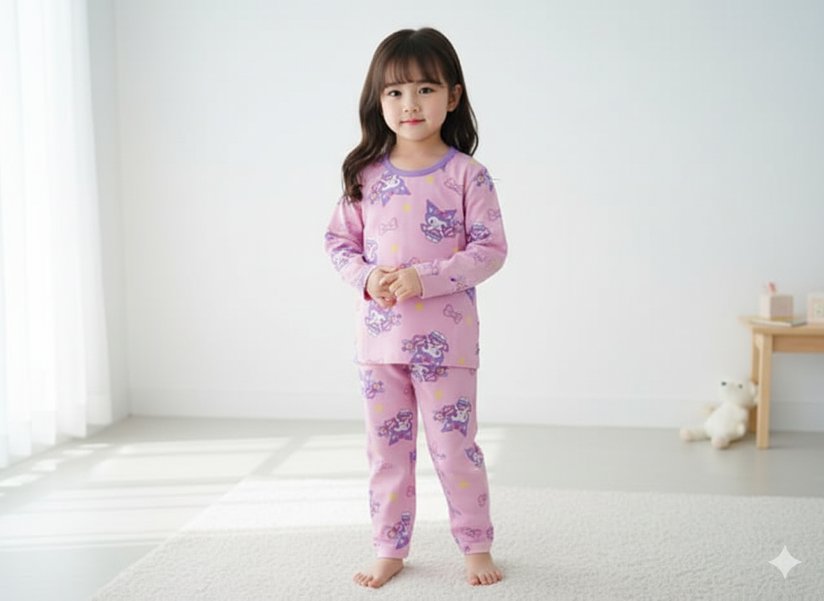 Neyva Official Kids Collection | Girls 2-Piece Suit – Soft Cotton Top & Trouser Set