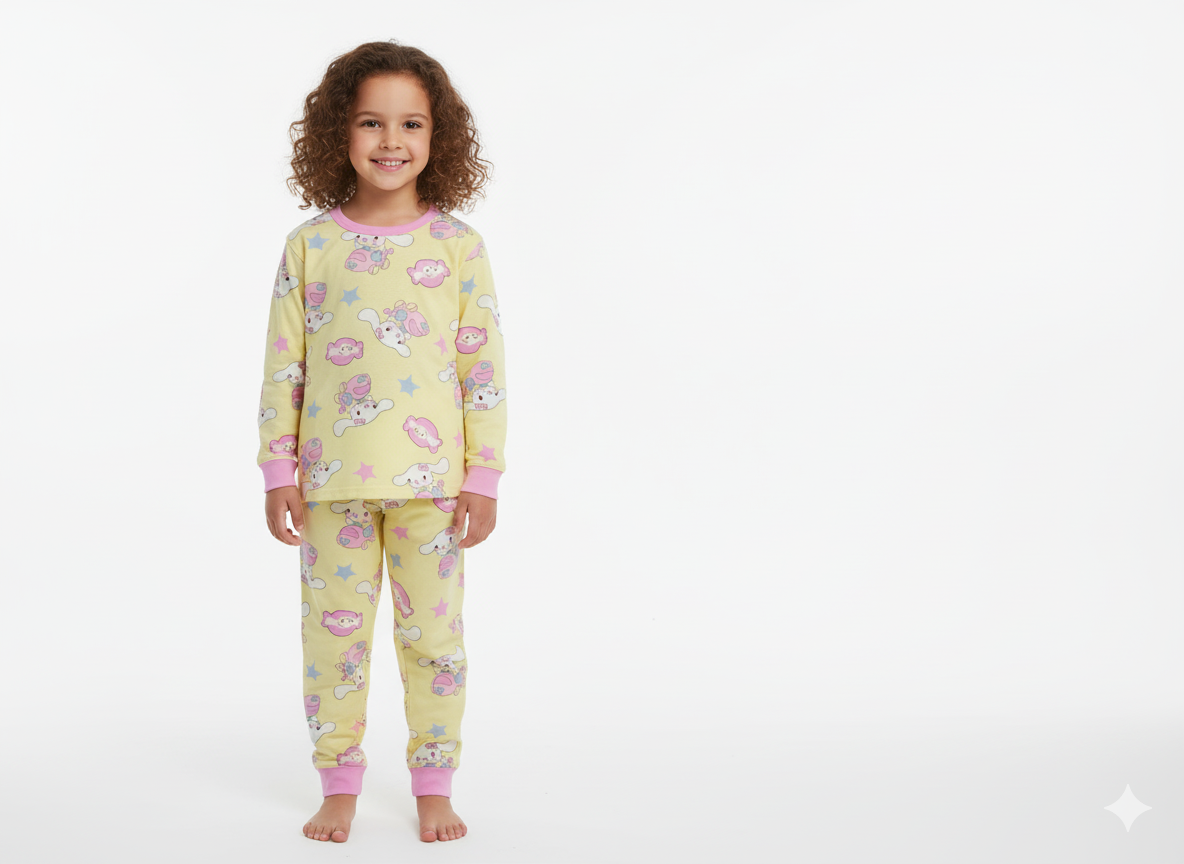 Neyva Official Kids Collection | Girls 2-Piece Suit – Soft Cotton Top & Trouser Set