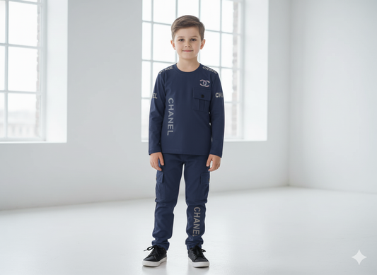 Neyva Official Kids Collection | Boys Stylish 2-Piece Suit – Premium Fabric with Modern Design