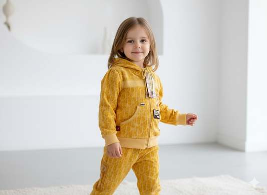 Neyva Official Kids Collection | Girls 2-Piece Suit – Soft Cotton Top & Trouser Set