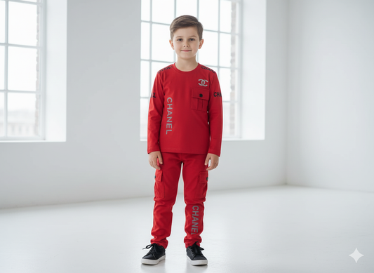 Neyva Official Kids Collection | Boys Stylish 2-Piece Suit – Premium Fabric with Modern Design