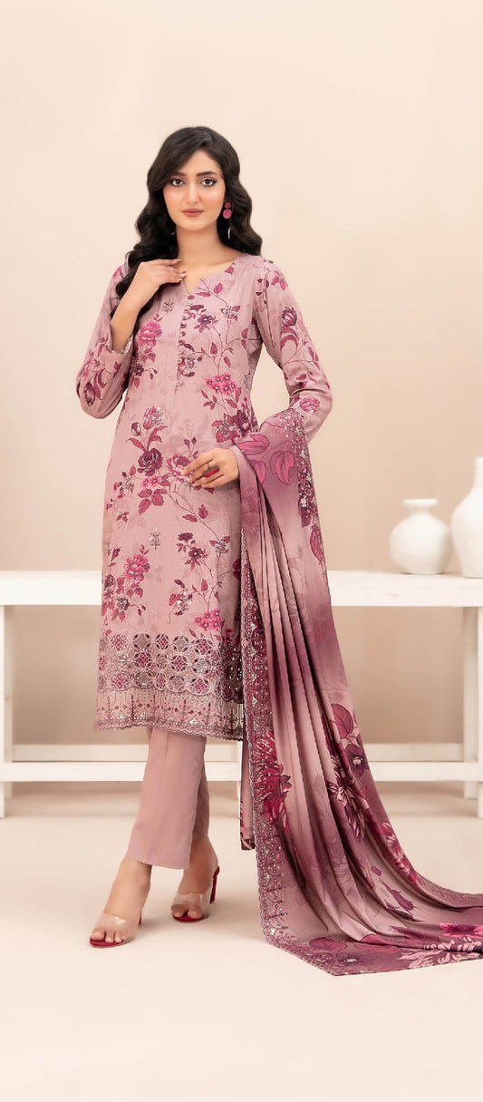 Misbah Volume by Tawakal Fabrics | Neyva Official |   Embroidered Staple Digital Print Collection 3 Piece Suit