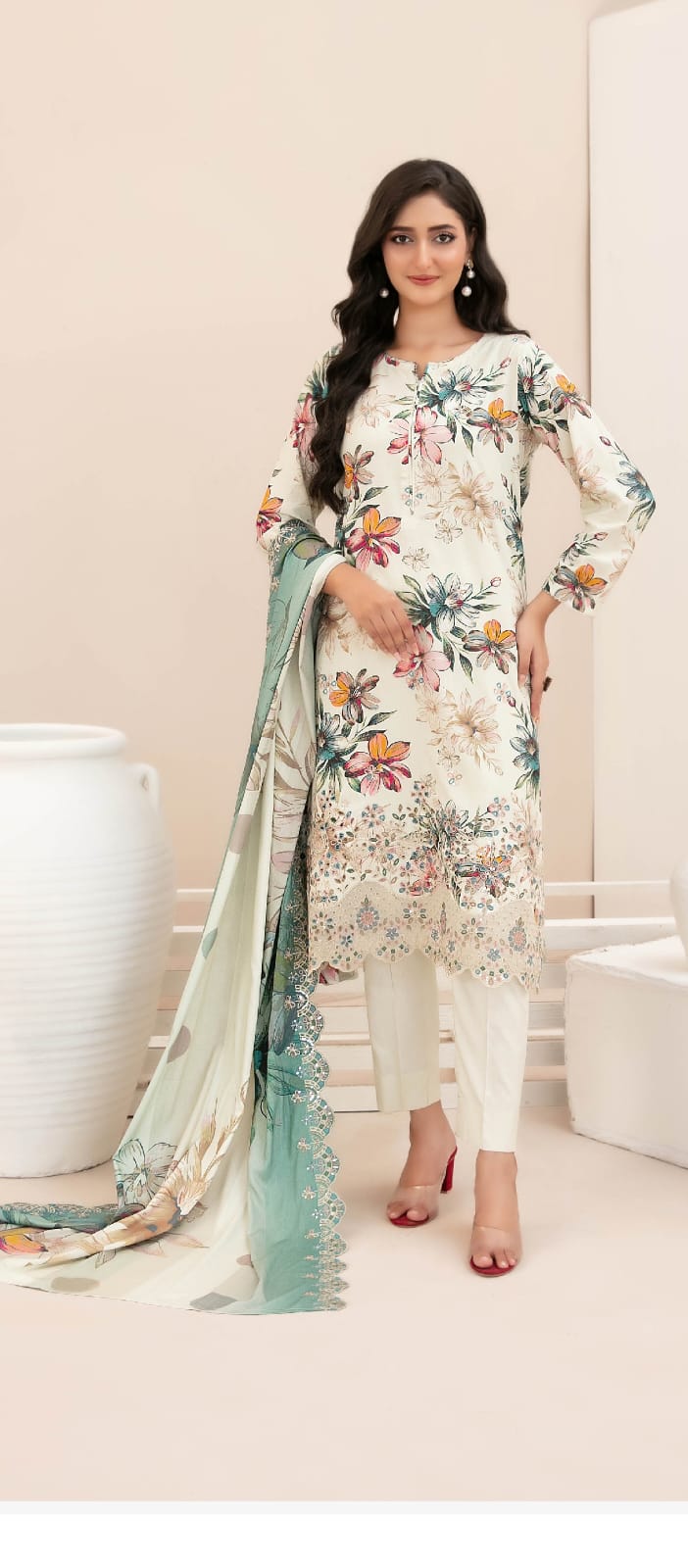 Misbah Volume by Tawakal Fabrics | Neyva Official |   Embroidered Staple Digital Print Collection 3 Piece Suit
